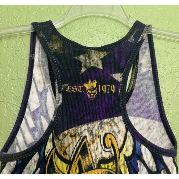 Deadly Sins Y2K Pride Embellished Cotton Tank Top Women’s Size S M - Picture 5 of 8